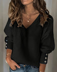 Verity | Ribbed V-Neck Sweater