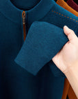Nathan | Half-Zip Mock Neck Sweater