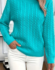 Faye | Cable-Knit Round Neck Sweater