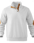 Garrett | Textured Standing-Collar Pullover