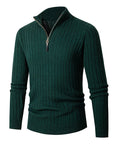Gavin | Ribbed Quarter-Zip Sweater