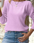 Maisie | Openwork Sleeve Sweater