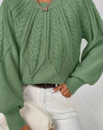Cassidy | Cable-Knit Round-Neck Sweater