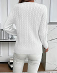 Faye | Cable-Knit Round Neck Sweater