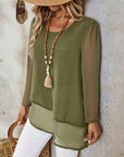 Annika | Layered Flowing Blouse