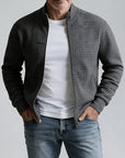 Sullivan | Textured Stand-Collar Jacket