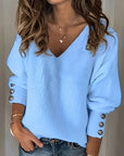Verity | Ribbed V-Neck Sweater