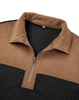 Roland | Two-Tone Quarter-Zip Pullover