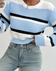 Wren | Colorblock Striped Sweater