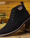 Alden | Refined Lace-Up Ankle Boots