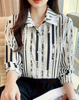 Marcella | Refined Striped Button-Up Shirt