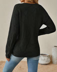Camryn | Openwork V-Neck Sweater