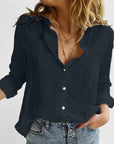Rosanne | Relaxed Button-Up Blouse