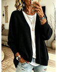 Iris | Relaxed Open-Front Cardigan