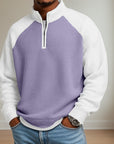 Lincoln | Textured Quarter-Zip Pullover