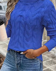 Celeste | Cozy Cable-Knit Turtleneck Sweater