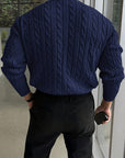 Jonas | Cable Knit Crew Neck Sweater