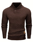 Alistair | Textured Shawl-Collar Sweater