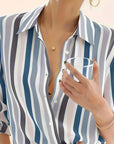 Marcella | Refined Striped Button-Up Shirt