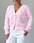 Juniper | Soft Bow-Detail Long Sleeve Cardigan
