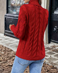 Celeste | Cozy Cable-Knit Turtleneck Sweater