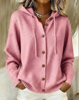 Freya | Hooded Button-Down Cardigan