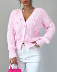 Juniper | Soft Bow-Detail Long Sleeve Cardigan
