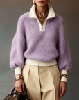 Cecily | Relaxed Half-Zip Sweater