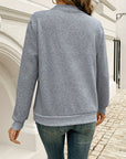 Nadine | Asymmetrical Button-Neck Sweater