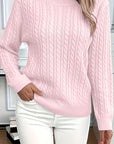 Faye | Cable-Knit Round Neck Sweater