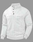 Sterling | Textured Stand-Collar Pullover