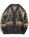 Marcus | Patterned Button-Up Cardigan