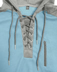 Wesley | Lace-Up Hooded Pullover Hoodie