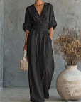 Genevieve | Elegant Wide-Leg Jumpsuit