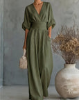 Genevieve | Elegant Wide-Leg Jumpsuit