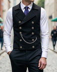 Edmund | Double-Breasted Tailored Waistcoat