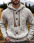 Graham | Cable-Knit Hooded Cardigan