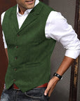 Byron | Refined Herringbone Waistcoat