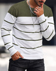 Henry | Striped Crew Neck Sweater