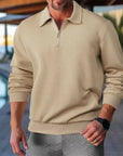 Hudson | Textured Half-Zip Pullover