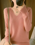 Selene | Soft V-Neck Sweater