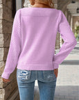 Maisie | Openwork Sleeve Sweater