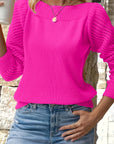Maisie | Openwork Sleeve Sweater
