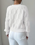 Juniper | Soft Bow-Detail Long Sleeve Cardigan