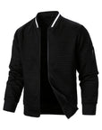 Raymond | Textured Zip-Up Bomber Jacket