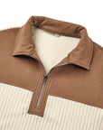 Roland | Two-Tone Quarter-Zip Pullover