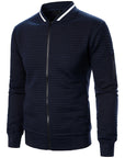 Raymond | Textured Zip-Up Bomber Jacket