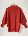 Evangeline | Textured High-Low Sweater