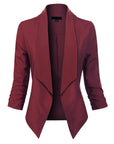 Penelope | Open-Front Draped Blazer
