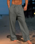 Tristan | Classic Plain Wide Trousers